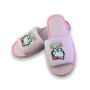 Wholesale Girls Cute Soft Kids Hotel Slipper