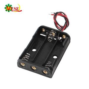 Soporte de batería AAA <span class=keywords><strong>3</strong></span> de 4,<span class=keywords><strong>5</strong></span> v, sin cubierta, funda de batería 3AAA con cables de plomo - Product Image 2