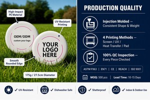 Frisbee de Plástico de 11 Pulgadas y 175g de la Marca JUNYE, Disco Volador para Juegos al Aire Libre y Entrenamiento Deportivo, Gran Venta - Product Image 2