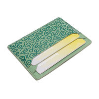 Portefeuille porte-cartes en cuir PU fin avec poche à monnaie, nouvelle collection, design tendance, RFID, multifonctionnel