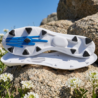 Semelles de football en TPU légères à prix d'usine pour hommes, crampons de football, plaque de semelle FG SG pour terrain dur, haute résistance à l'usure, antidérapants