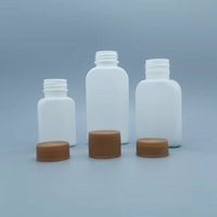 Bouteilles de pilules médicaux buccal, 40/70/90ml, 30 pièces, flacon en plastique HDPE blanc, pour tablettes de poudre ou emballage de vitamines