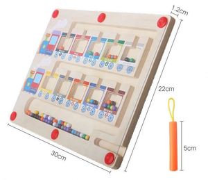 Juego de Madera Magnético para el Desarrollo Cerebral de Niños Pequeños, Aprendizaje Temprano de Números y Colores, Laberinto para Edades de 4 a 9 Años, con Habilidades Motoras Finas - Product Image 6