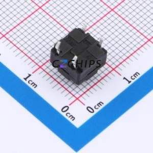 TSW08111-075B831BA Tactile Switch Through hole Component (THT)-4P,8x8mm Switch Single Pole Single Throw Round Button 2.5N 8mm - Product Image 2