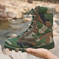 Shero Bottes Tactiques de Combat Camouflage Respirantes du Désert