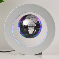 2025 nouvellement produit flottant aimant Globe lévitation Rotation avec lumière LED