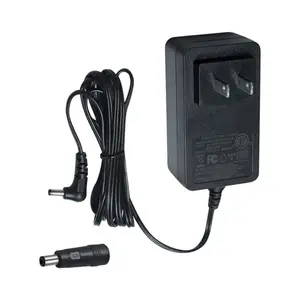 Adattatore parete DC 12V 2A ad angolo retto 3.5mm x 1.35mm 5.5mm x 2.5mm AC-DC adattatore di alimentazione