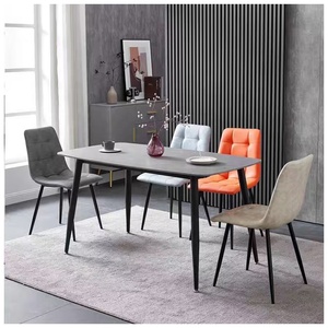 Oferta Especial Muebles de <span class=keywords><strong>Comedor</strong></span> Modernos, Juego de <span class=keywords><strong>Comedor</strong></span> de 6 Sillas con Mesa de Vidrio para Cocina y Hogar - Product Image 6