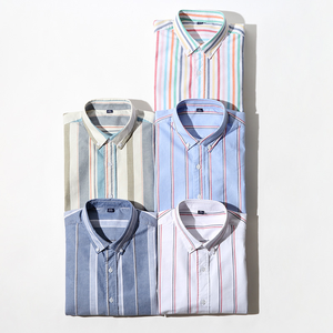 <span class=keywords><strong>Camicia</strong></span> <span class=keywords><strong>a</strong></span> <span class=keywords><strong>quadri</strong></span> personalizzata 100% in puro cotone Oxford Business Office Slim Fit da <span class=keywords><strong>uomo</strong></span> <span class=keywords><strong>a</strong></span> maniche lunghe camicie estive <span class=keywords><strong>camicia</strong></span> abbottonata di alta qualità - Product Image 2