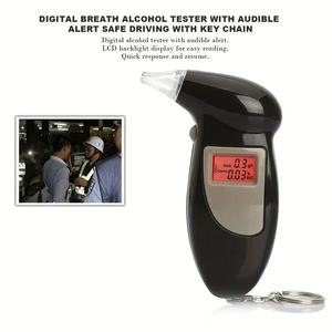 Professioneller Tragbarer Digitaler Alkoholtester LCD-Hintergrundbeleuchtung Schnelle Reaktion Atemalkoholmessgerät IP55 Portabler Atemalkohol-Detektor - Product Image 2
