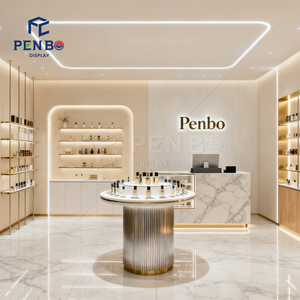 Vitrine de parfum illuminée personnalisée, meuble de bar à parfum haut de gamme, vitrine de magasin de parfum, <span class=keywords><strong>comptoir</strong></span> d'exposition - Product Image 4