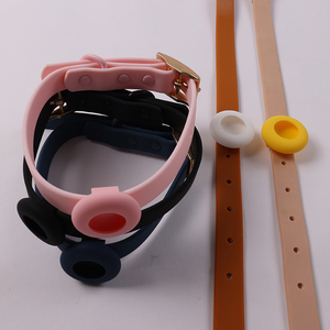 Suministros para mascotas <span class=keywords><strong>Collar</strong></span> de perro impermeable Soporte de etiqueta de aire <span class=keywords><strong>Collar</strong></span> de perro de Pvc antipérdida colorido personalizado con soporte de caja de etiqueta de aire - Product Image 5