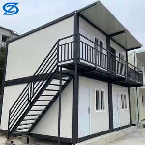 Proyecto de dormitorio de oficina provisional Unidad de casa prefabricada pequeña Casa móvil Cabaña para vivir en contenedor desmontable - Product Image 3