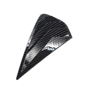 Vitre latérale arrière en fibre de carbone triangle spoiler couverture évents pour Kia K3 2019-2023