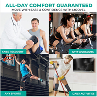 Manchons de protection pour les genoux, genouillères de basketball, manchon de compression, genouillères de sport en nylon pour soulager la douleur de l'arthrite