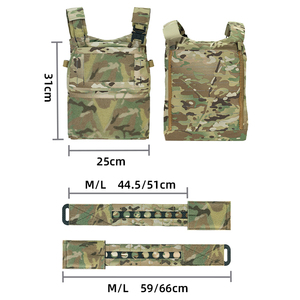 Chaleco Táctico Ghost Action FCPC V5, Talla M, Juego Completo, Liberación Rápida, Ligero, Sistema Molle - Product Image 6