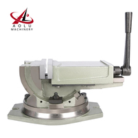 QHK125 étau de Machine inclinable étau de fraisage CNC étau à Angle bidirectionnel de Type déclinable étau de Machine inclinable