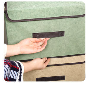 Kotak Penyimpanan Mainan Kain Dapat Dilipat, Kotak dan Tempat Penyimpanan Mainan Pakaian Dapat Dilipat Anti Debu Dapat Dilipat - Product Image 6