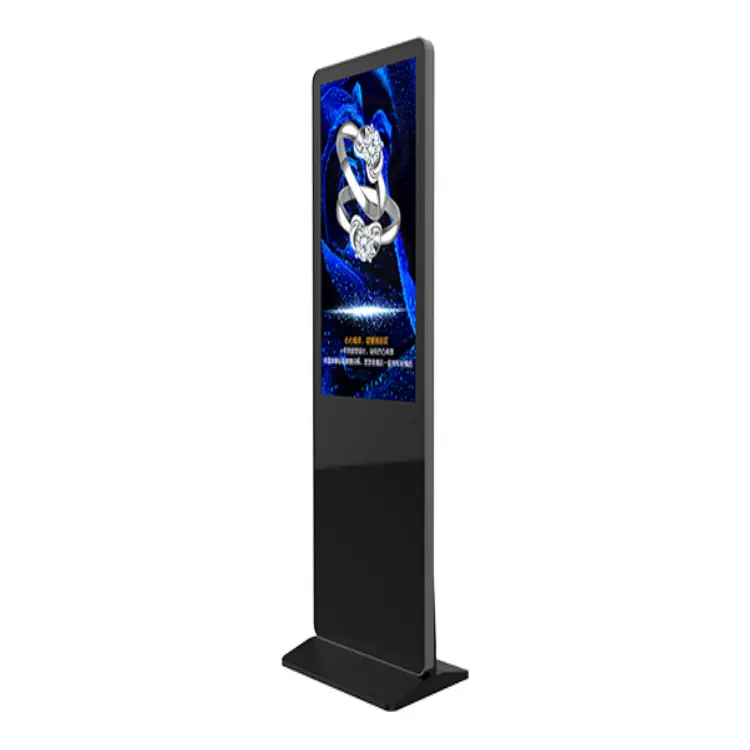 Metafit Floor Standing 65 pollici pubblicità a schermo intero verticale Digital Signage Android Touch Lcd Totem Display Kiosk