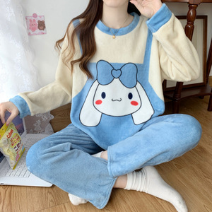 <span class=keywords><strong>Pijama</strong></span> de Invierno Suave de Dos Piezas, Ropa de Dormir, <span class=keywords><strong>Pijama</strong></span> Kt My Cute para Mujer - Product Image 5