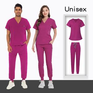 Massaggio odontoiatria Pet ospedale classico scrub medico uniforme infermiere scrub tuta Jogger riutilizzabile Set personalizzato scrub medico - Product Image 3