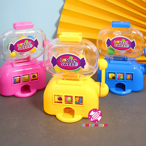 Distributore di caramelle a pressione manuale all'ingrosso, giocattolo macchina della lotteria a sorpresa, distributore di caramelle e <span class=keywords><strong>gumball</strong></span> - Product Image 1
