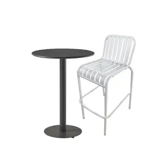 Phong cách hiện đại ngoài trời Bar bảng thương mại <span class=keywords><strong>Pub</strong></span> tiệc bảng Vườn Nhà Hàng hội trường sắt thép Kim Loại Cơ Sở Thanh bảng - Product Image 2