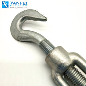 Günstiger Preis, verschiedene Spezifikationen, sicherer, beliebter, heiß begehrter DIN1480 Spannschlosshaken mit offenem Körper/Haken - Product Image 3
