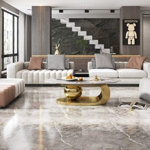 Mesas de Centro Móviles Pequeñas de Metal Retro, Mesas de Centro Modernas de Lujo Portátiles de Estilo Nórdico para Sala de Estar, Mesa Auxiliar para Cama, Dormitorio - Product Image 3