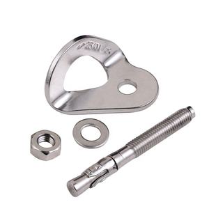 1 pz 25KN in acciaio inox arrampicata su roccia punto di ancoraggio bullone gancio arrampicata ancoraggio bullone gancio per l'arrampicata - Product Image 6