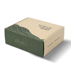 Изготовленный на заказ экологически чистый минималистичный стиль картонная коробка для деловой упаковки почтовые коричневые коробки из крафт-бумаги - Product Image 3