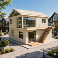 Maison modulaire de luxe de style européen personnalisée avec un design préfabriqué pour une vie flexible