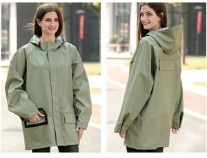 <span class=keywords><strong>Veste</strong></span> <span class=keywords><strong>de</strong></span> <span class=keywords><strong>pluie</strong></span> à capuche respirante en PVC <span class=keywords><strong>pour</strong></span> femmes |   Manteau <span class=keywords><strong>de</strong></span> <span class=keywords><strong>pluie</strong></span> portable pliable imperméable <span class=keywords><strong>pour</strong></span> les voyages et le cyclisme - Product Image 5