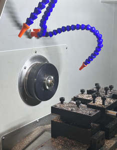 HS 25mm Spindle <b>Mini</b> Flat Bed Gang-Type CNC Machine with Power Motor - Product Image 5