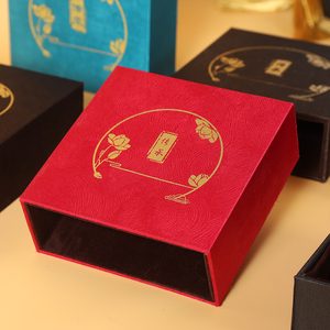 Boîte à <span class=keywords><strong>bijoux</strong></span> pour bracelet femme, style ancien, en jade, avec logo personnalisé SIFOO, pompon doré, style tiroir. - Product Image 1