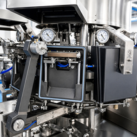 Machine d'emballage rotative multifonction électrique automatique pour emballer les pointes de poulet, les morceaux de poulet, les poitrines de poulet dans des sachets préformés