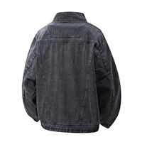 Veste en jean surdimensionnée pour homme, personnalisable à faible MOQ, nouvelle mode, design de créateur, technologie Stone Wash, 100% coton, ODM, bleu denim