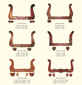 Bras en bois d'hévéa Rail Accoudoir Canapé Cadre Décoration Canapé Simple Moderne en Bois pour Salon Meubles en Bois Durable Solide - Product Image 3