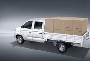 DFAC simple double cabine 1.5T 4X2 conteneur plat van camion de fret électrique - Product Image 4