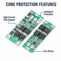 CA-2S-20A-E amélioré 8V 9V Li-ion chargeur de batterie au Lithium PCB PCBA 20A moteur de perceuse de courant Module de cellule Lipo carte de Protection BMS