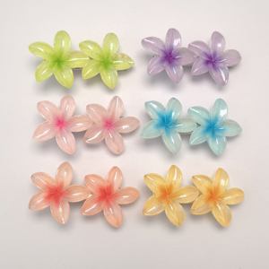 Pinces à cheveux dégradées, nouvelles pinces à cheveux en forme de <span class=keywords><strong>fleur</strong></span>, accessoires de mode pour cheveux, barrette à cheveux, accessoires pour cheveux pour femmes - Product Image 2