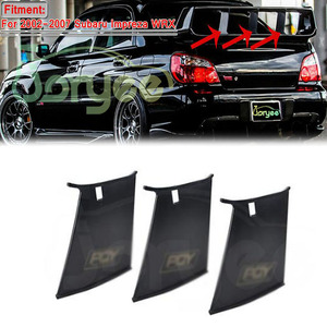 Alerón de Techo Trasero Rally para Mejora, Spoiler, Soporte Estabilizador de Maletero y Labio de Arranque, Kit de Carrocería para <span class=keywords><strong>Subaru</strong></span> <span class=keywords><strong>WRX</strong></span> <span class=keywords><strong>STI</strong></span> 2002-2004-<span class=keywords><strong>2007</strong></span>, Accesorio para Coche - Product Image 3