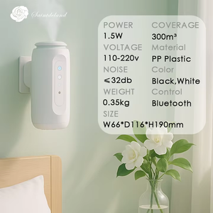 Nuovissimo Diffusore di Aromi Smart per Piccoli Spazi 2026, Diffusore di <span class=keywords><strong>Oli</strong></span> <span class=keywords><strong>Essenziali</strong></span> <span class=keywords><strong>a</strong></span> Nebulizzazione Fredda, Diffusore Elettrico da Parete - Product Image 6