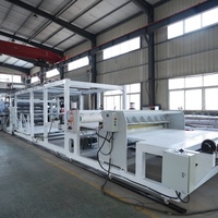 Extrudeuse de feuilles de plastique PE ABS PS PET PMMA, Ligne de production d'extrudeuses de feuilles, Machine de fabrication de feuilles acryliques