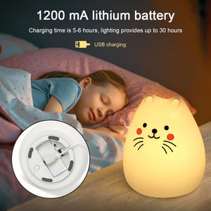 Цветной RGBW силиконовый ночник, многоцветный, с USB-зарядкой, в виде космонавта, для детей - Product Image 6