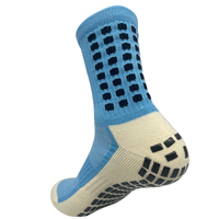 Chaussettes de football pour hommes en coton et élasthanne écologiques respirantes antidérapantes épaisses à pois 2026