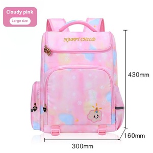 Nouveau Sac à Dos Scolaire pour Enfants, Motif Étoilé Dégradé, pour Élèves du Primaire (Garçons et Filles) Classes 1-3-6, en Nylon Respirant - Product Image 3