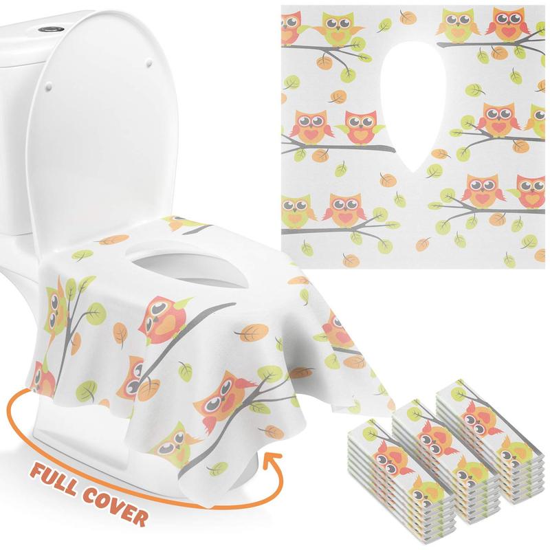 Disposable Flushable Portable Toilet Lid Covers
