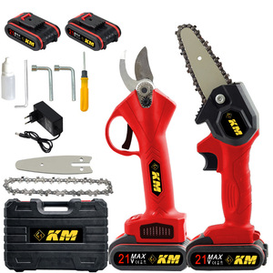 Mini Motosierra Eléctrica Km 4 en 1 con Motor sin Escobillas, Juego de Herramientas de Podar a Batería para Jardín, Uso en Interiores y Exteriores - Product Image 5