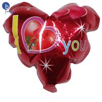Ballon auto-gonflable en forme de coeur pour la décoration de fête de mariage Saint Valentin avec emballage individuel